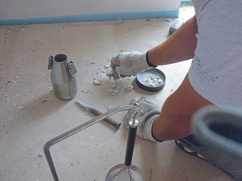 Mjerenje vlage u estrihu CM metodom